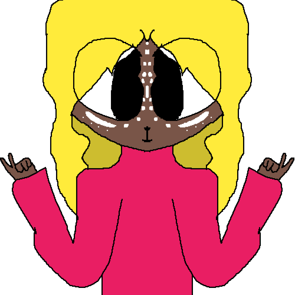 Pixilart using the mirror tool challenge by Derpy1girl