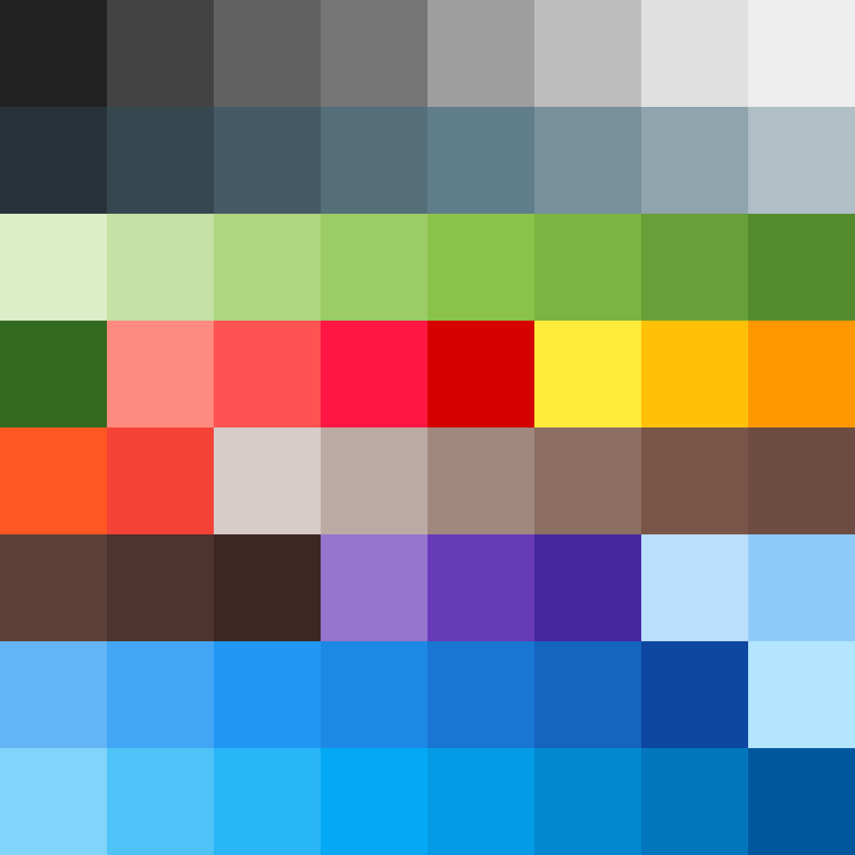 Pixilart Color Palette by Battledoosh