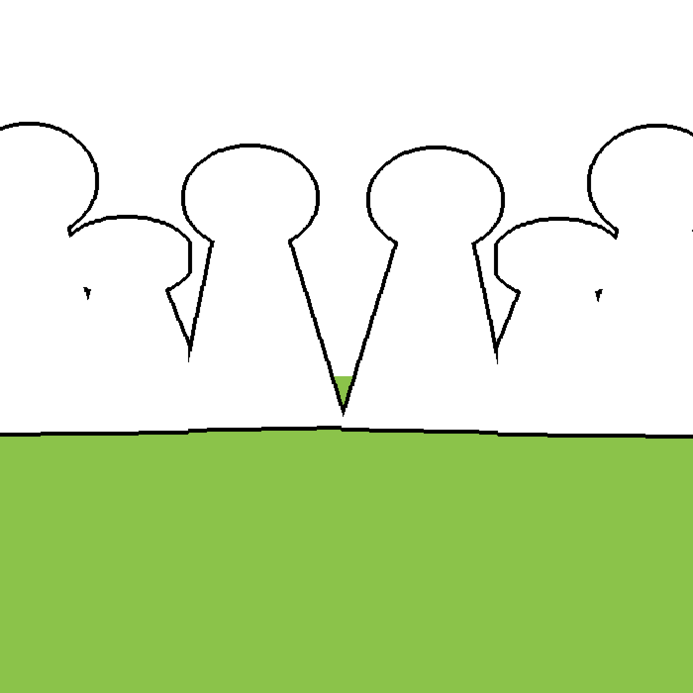 Pixilart Crowd FNF Background by sillybot