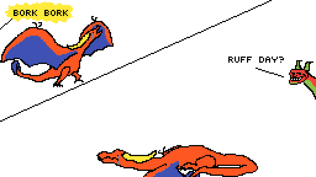 Pixilart - Ruff Day by Luna-Flos