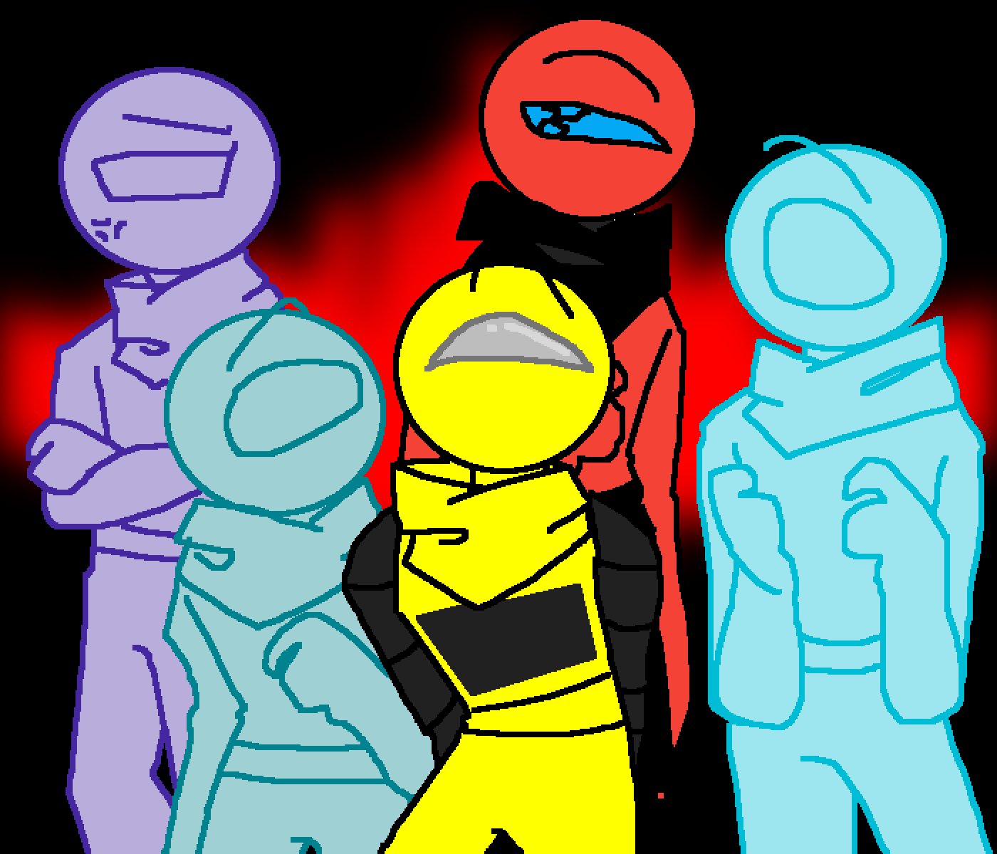 pixilart-among-us-collab-with-bee-by-pika3400700