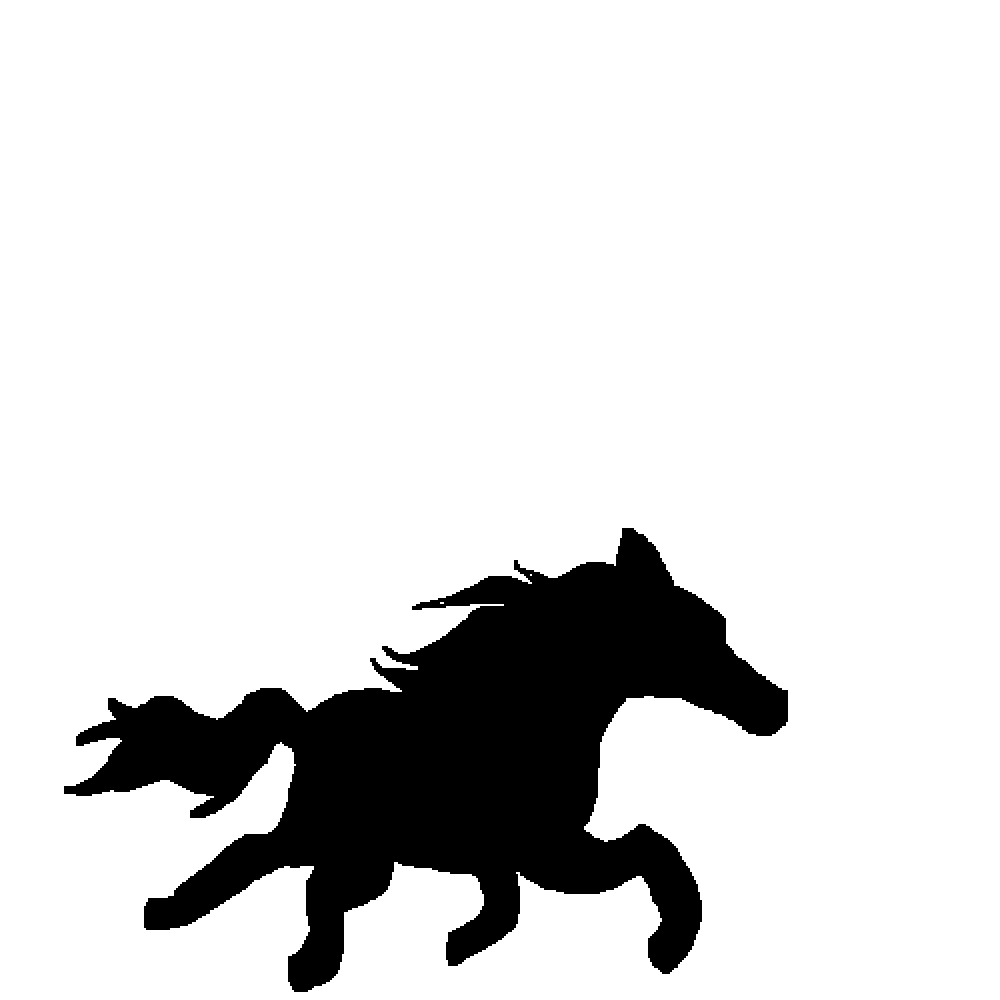 Editing Running Horse Free online pixel art drawing tool Pixilart