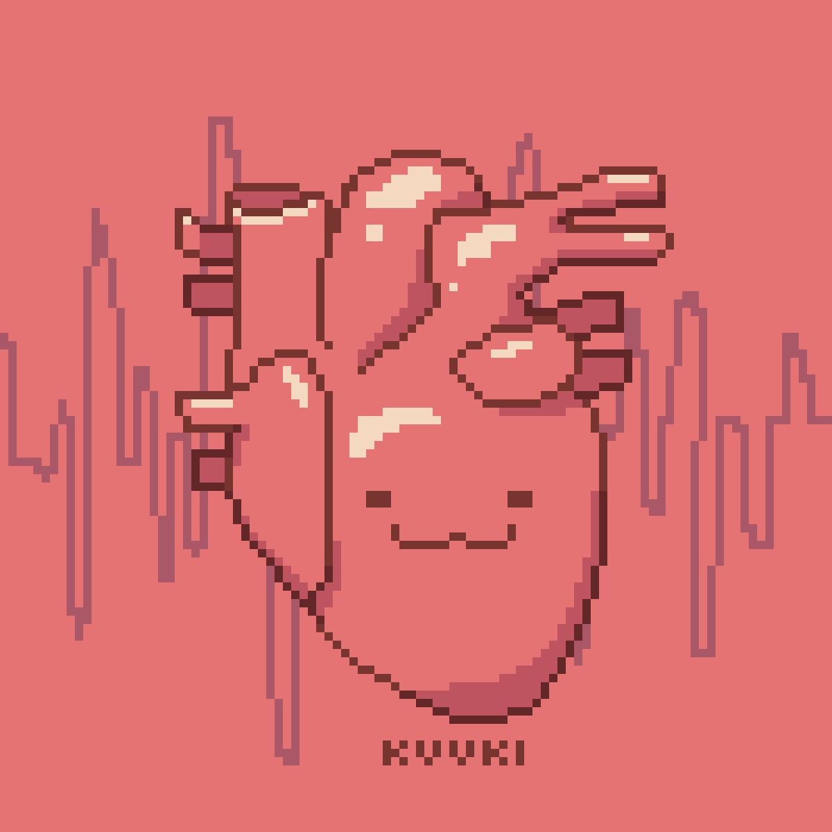 Pixilart - Goofy heart by Guuko