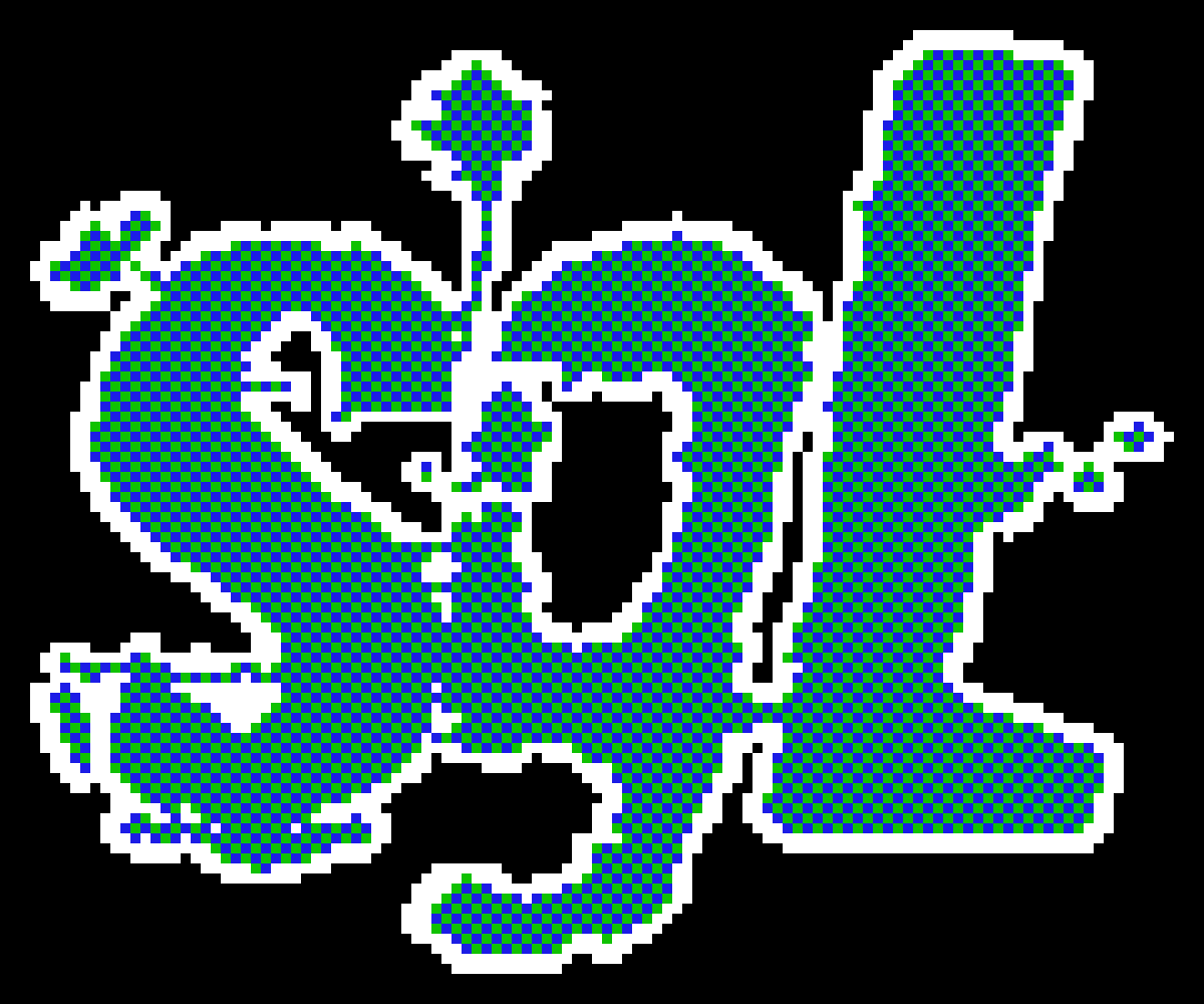 SgL (green/blue) glitch by OrigamiDJ