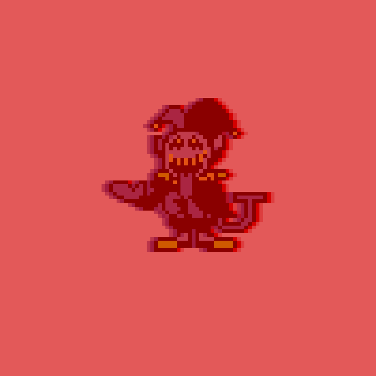 Pixilart - jevil during karioky by Tuxedoedabyss03