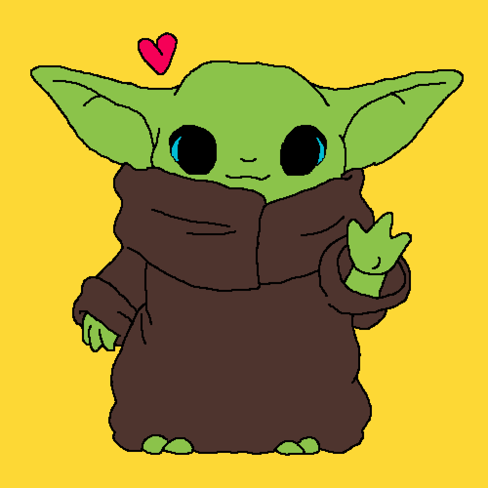 Pixilart Bebe Yoda By Spring123