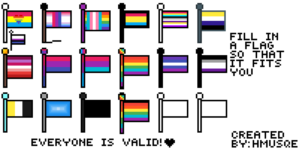 Pixilart Gei Flag By Fosterthepeople