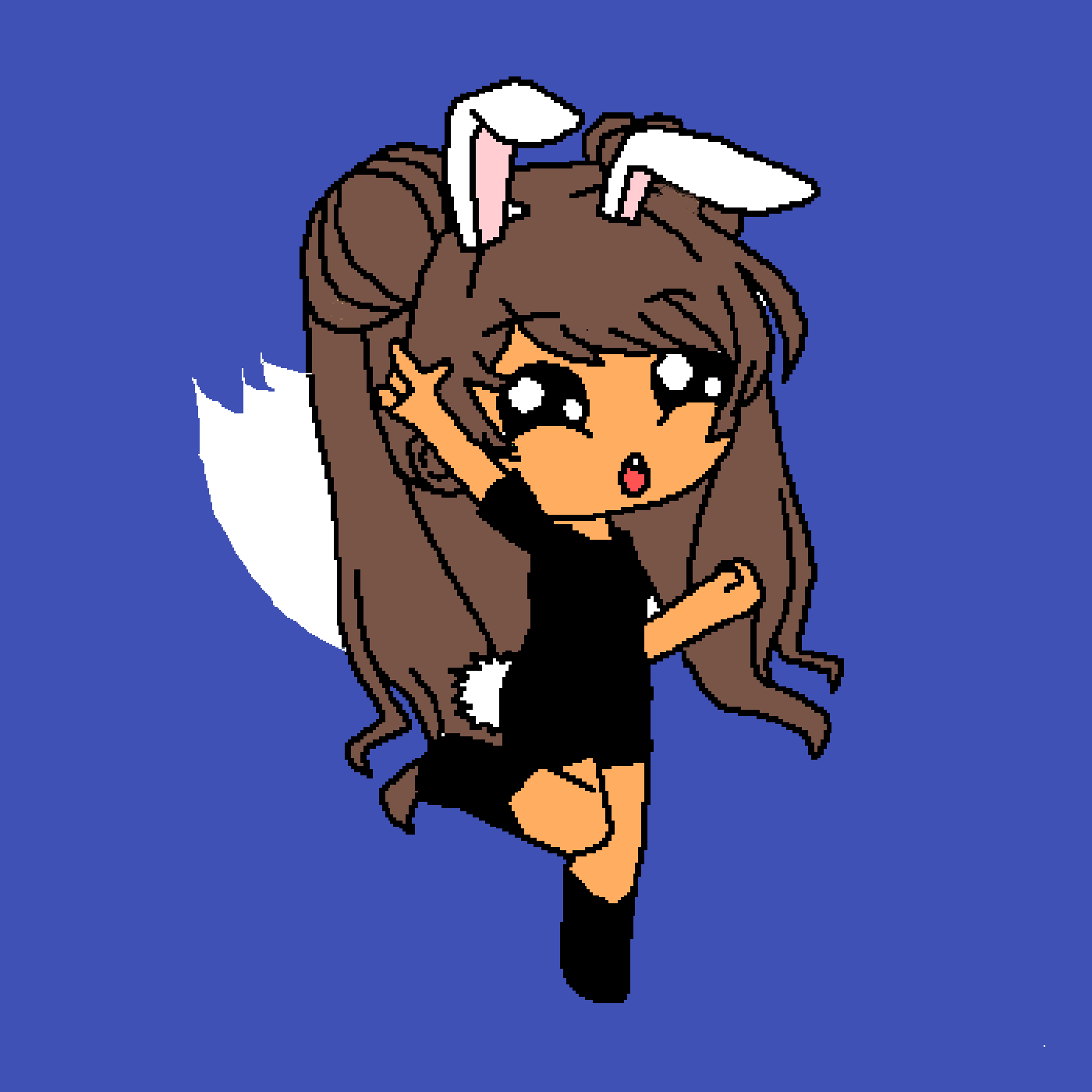 Editing Bunny girl - Free online pixel art drawing tool - Pixilart