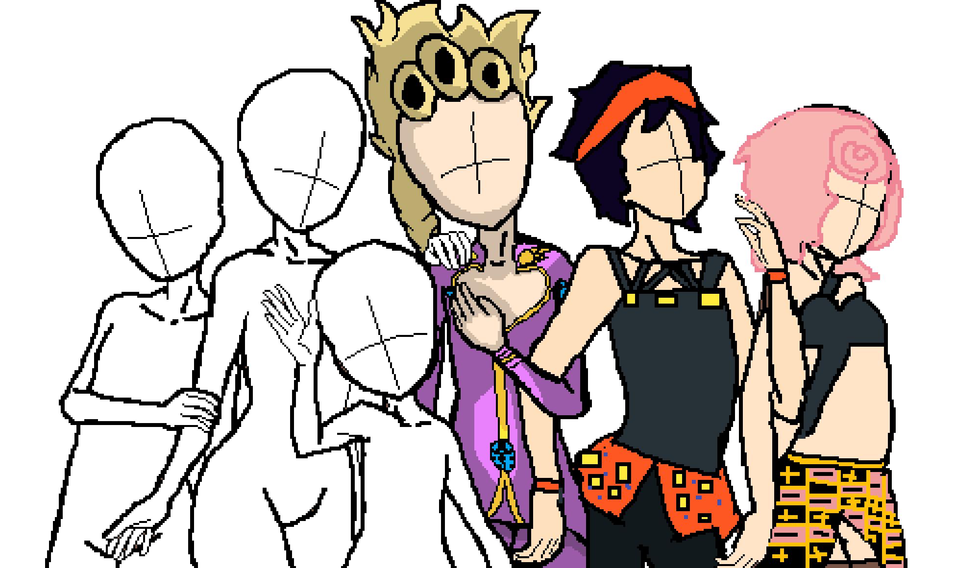 Pixilart Add a JJBA character by JoJoWeeb