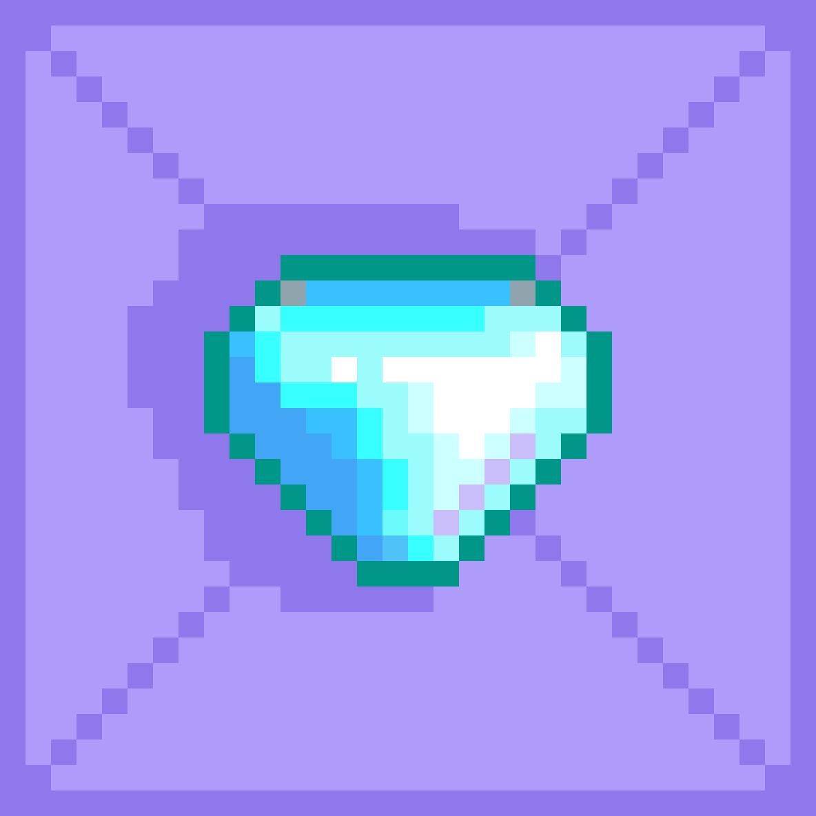 Pixilart Stardew Diamond by lstone02