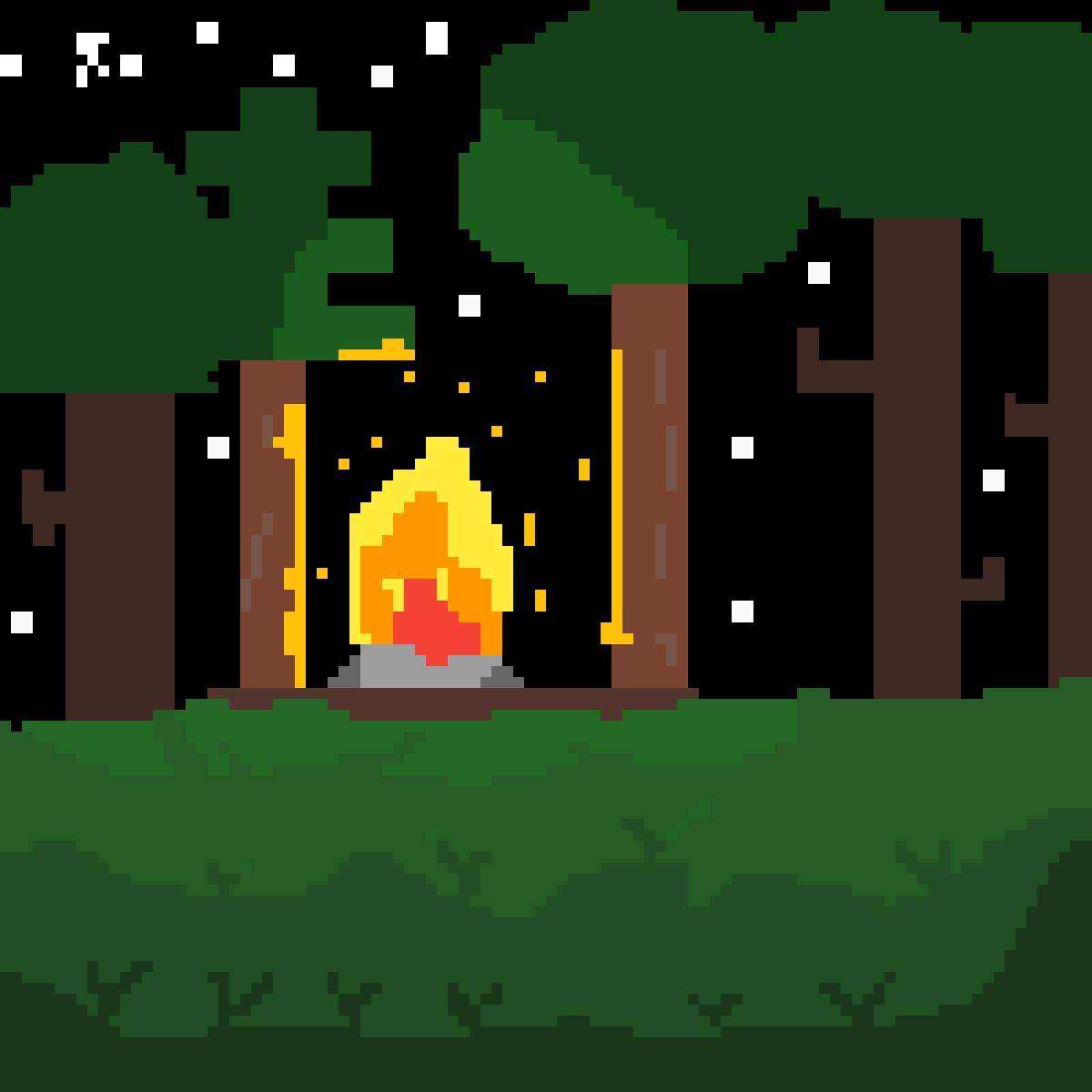 Pixilart - Starry Starry Night by RetroFog