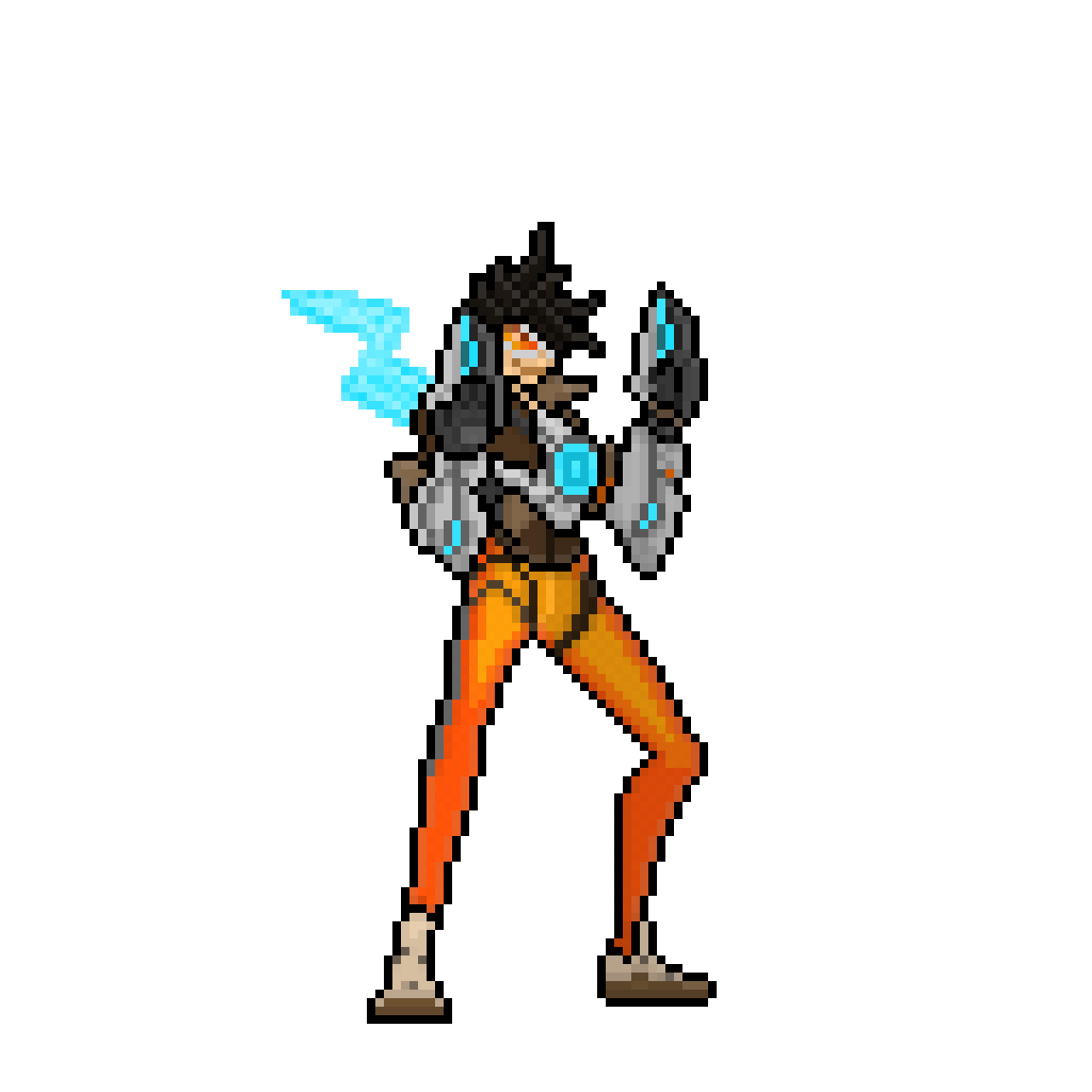 Pixilart - Tracer Pixel Art by Kidkinobi