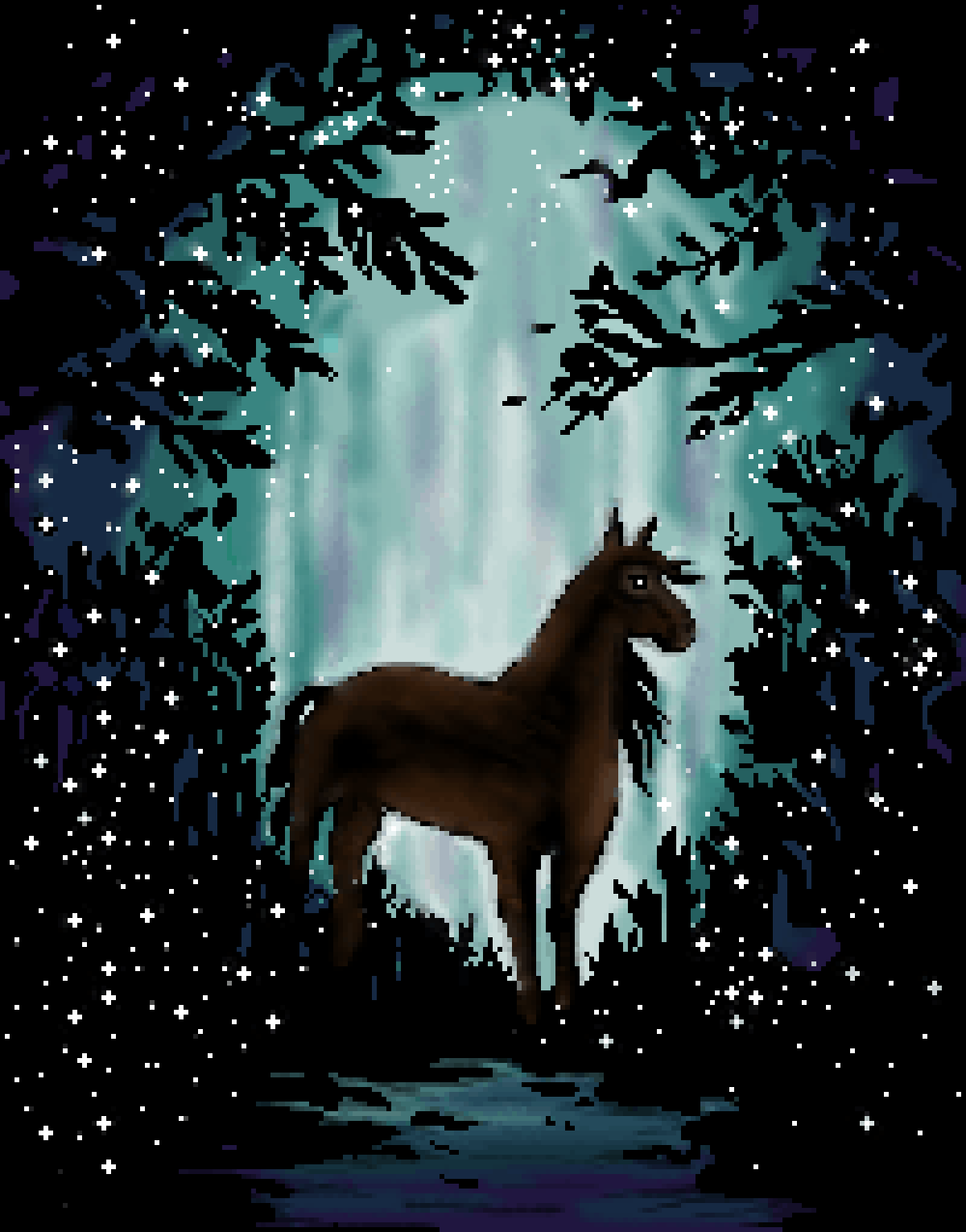 Pixilart - Mystical forest by Pintaloosa