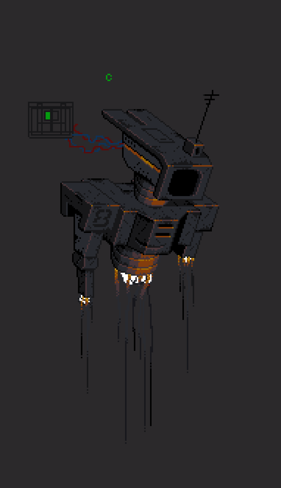 Pixilart Copper Golem by KadeKaze