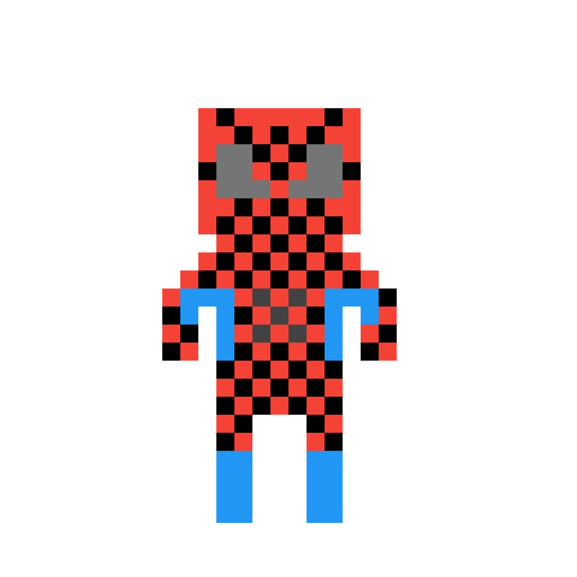 Editing spider man - Free online pixel art drawing tool - Pixilart