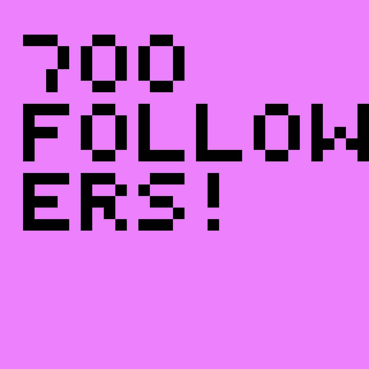 700 Followers Contest Pixilart