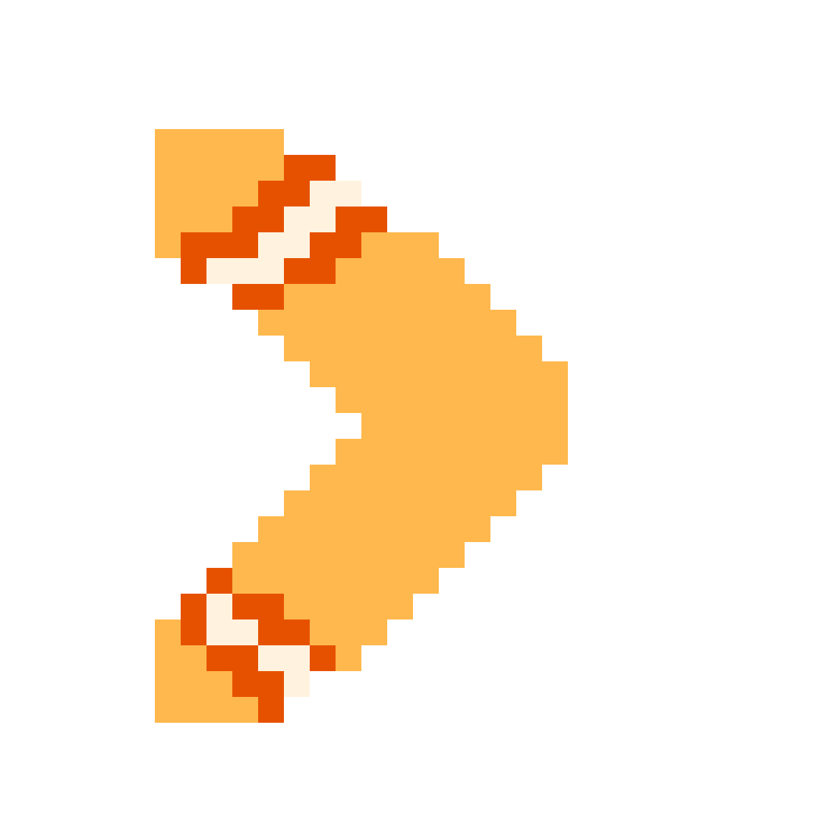 Pixel Art Boomerang