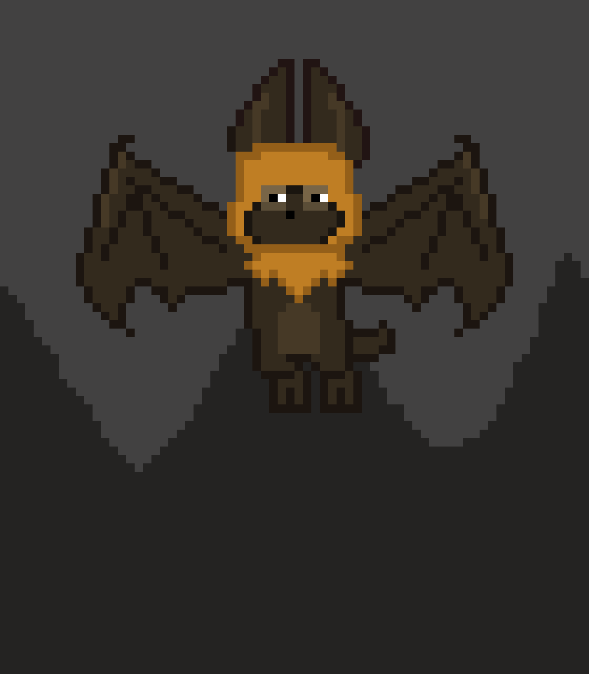 Pixilart Flying Fox by LonelyPhobia