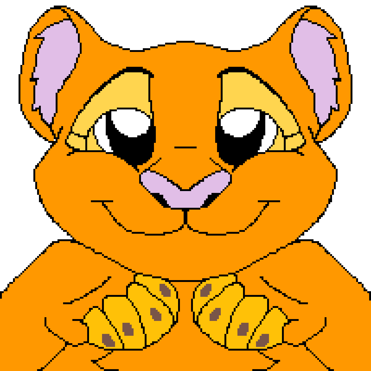 Simba Cub Base By Rickymansonic 🦁 | Male Grid Cub Adoptables ⚠⚠