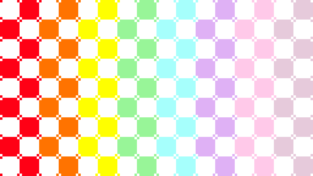 rainbow checkerboard