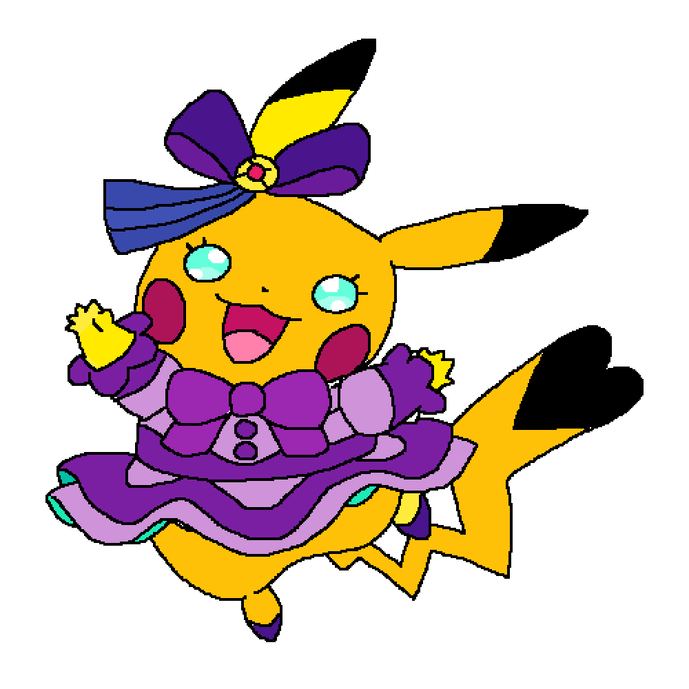 Pixilart Pika Pika Pikachew By Wolfie22134