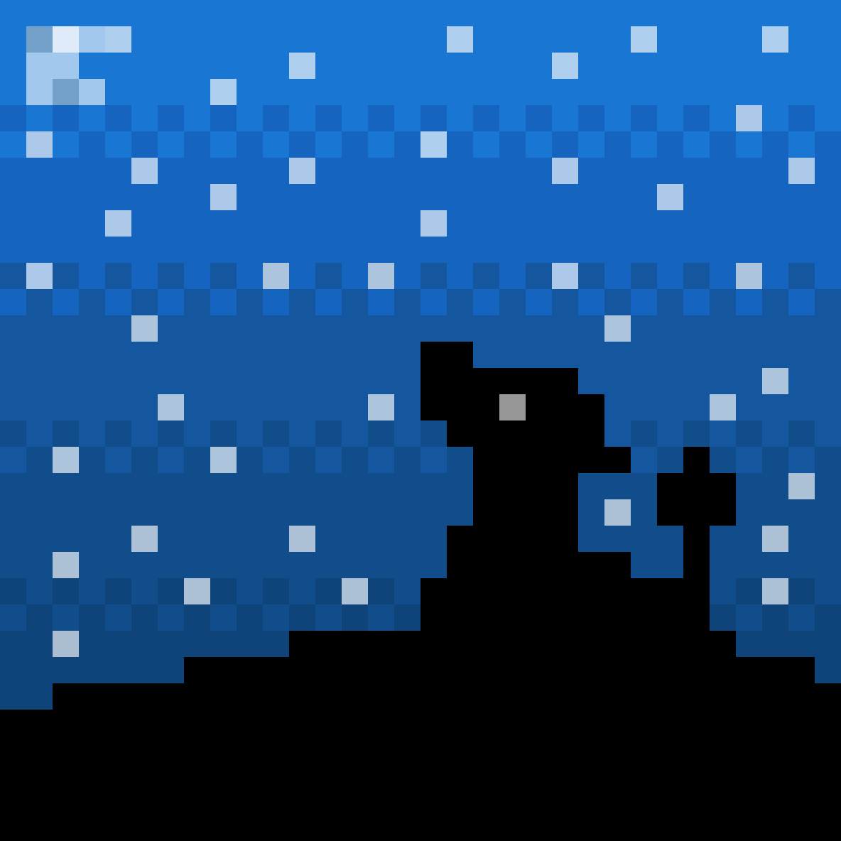 32X32 dragon looking at the sky by XxMoonartistxX