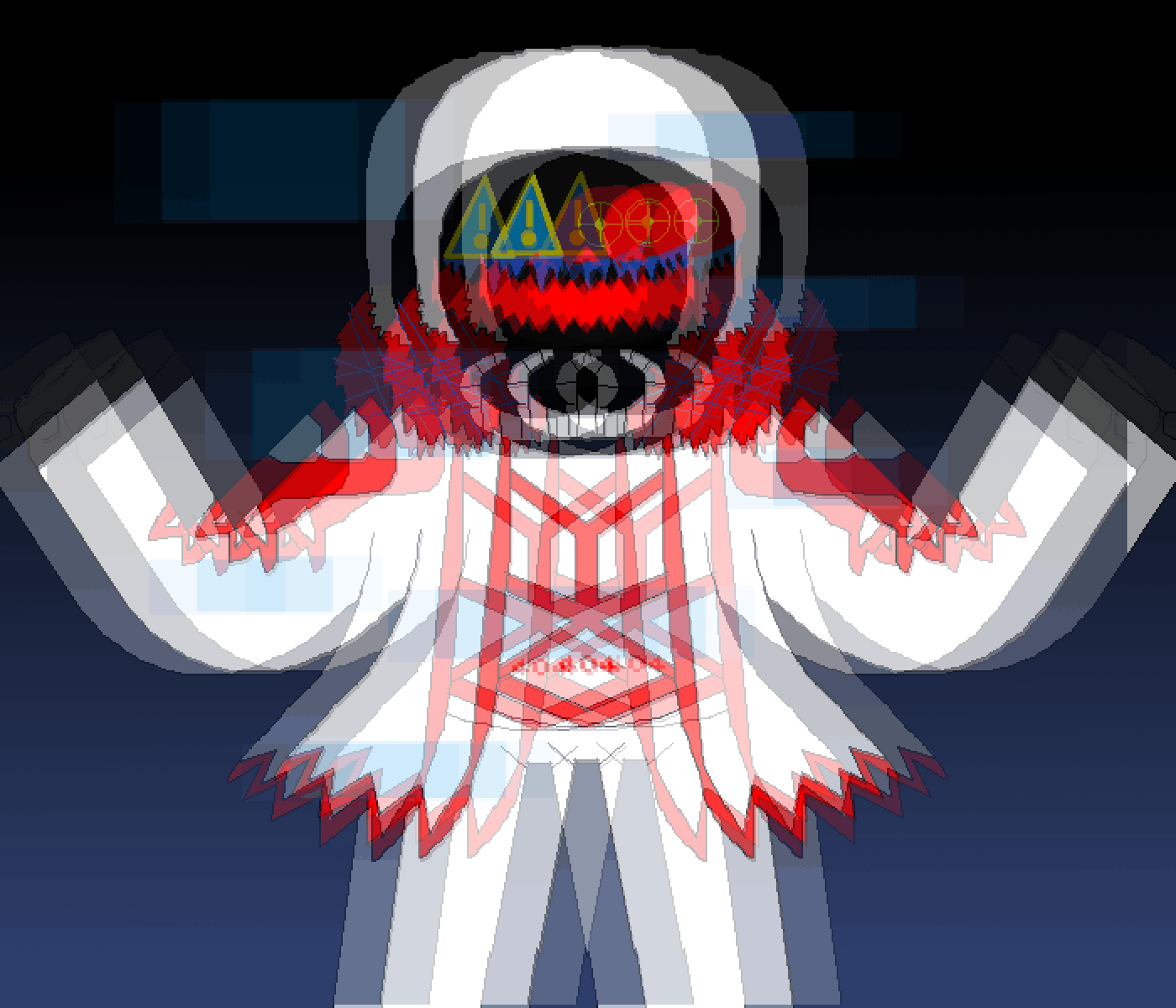 Pixilart - HALF CONTROLED OMN 404 by Henry-Dreemurr