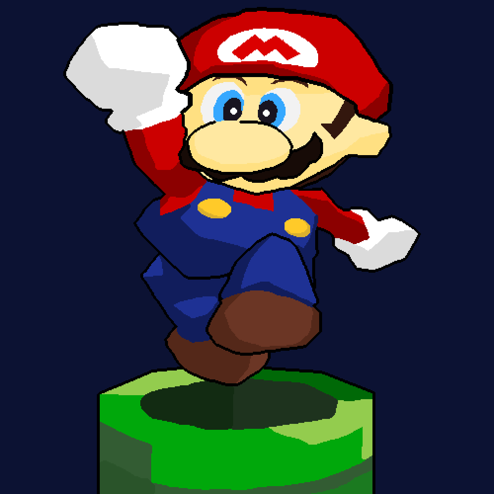Editing Super Mario 64 Free online pixel art drawing tool Pixilart