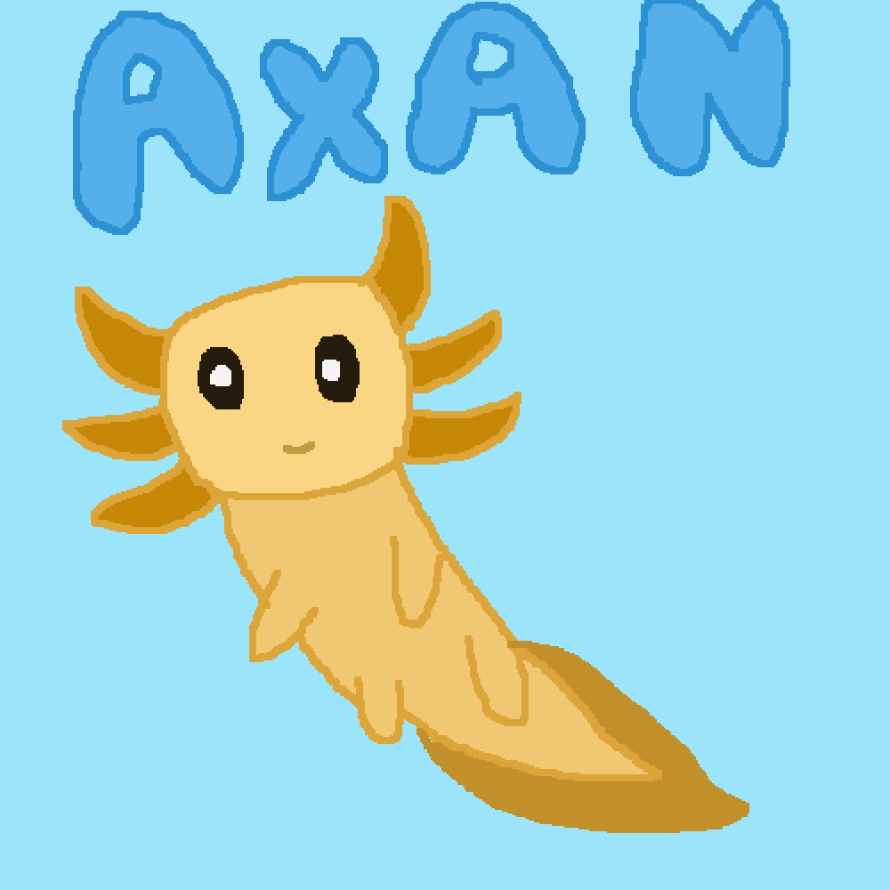 Axan the axolotl