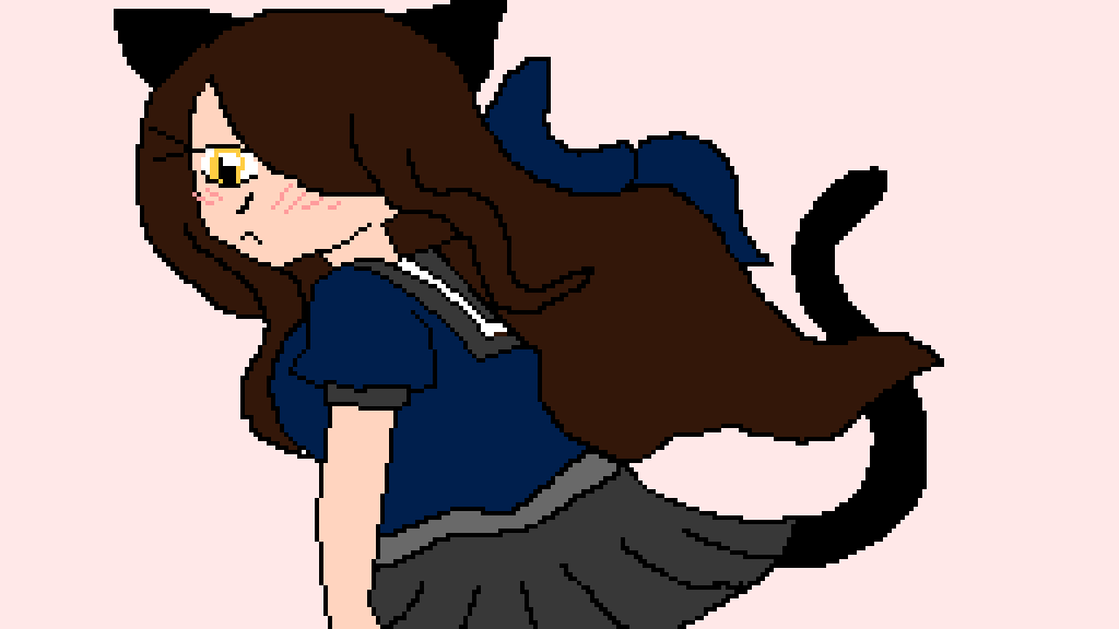 School Girl Rosie - Blushing by PixelTeddy2270