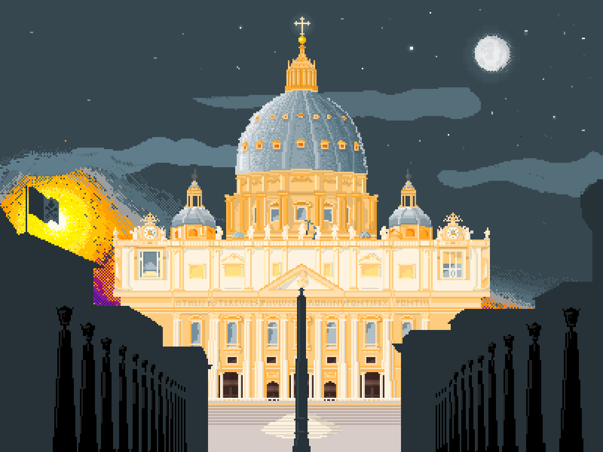 Pixilart St Peter Basilica by Kingfisher
