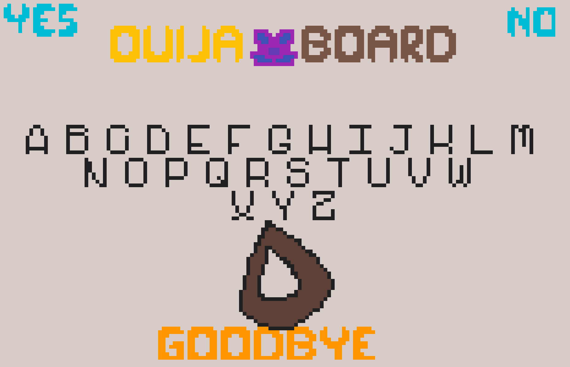 Pixilart ouija board gif by CrispyAlicorn