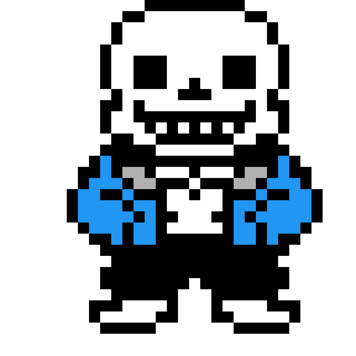 Pixilart - BAD TIME sans by Sans-Afton