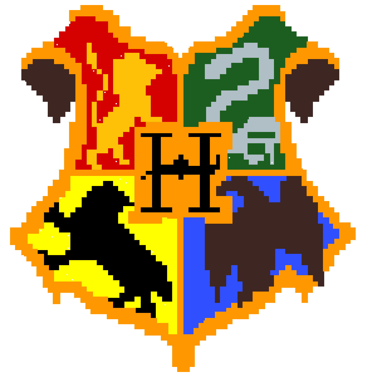 Pixilart - Harry Potter Coat of Arms by Gabbydoesgames