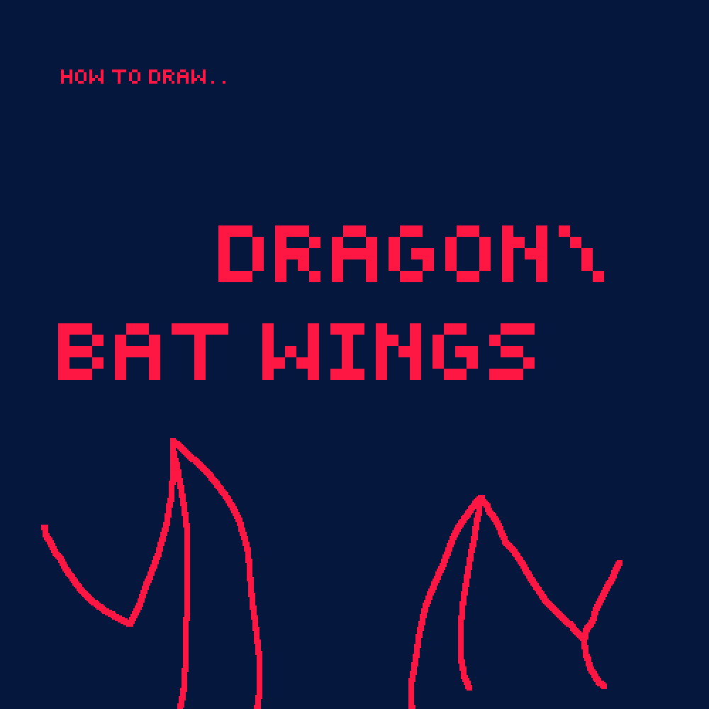 Pixilart bat dragon wings by CedarsAlt
