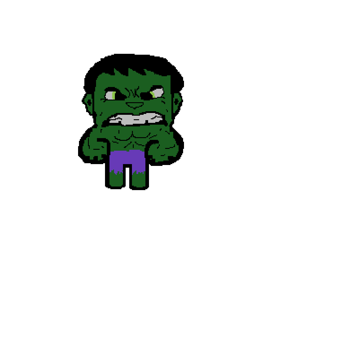 Hulk Pixel Art - my roblox character hulk iron man suit roblox