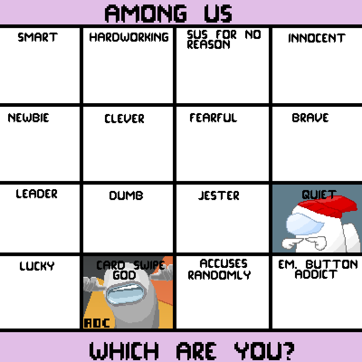 Pixilart Tag Yourself in Among Us by RandomDrawings1