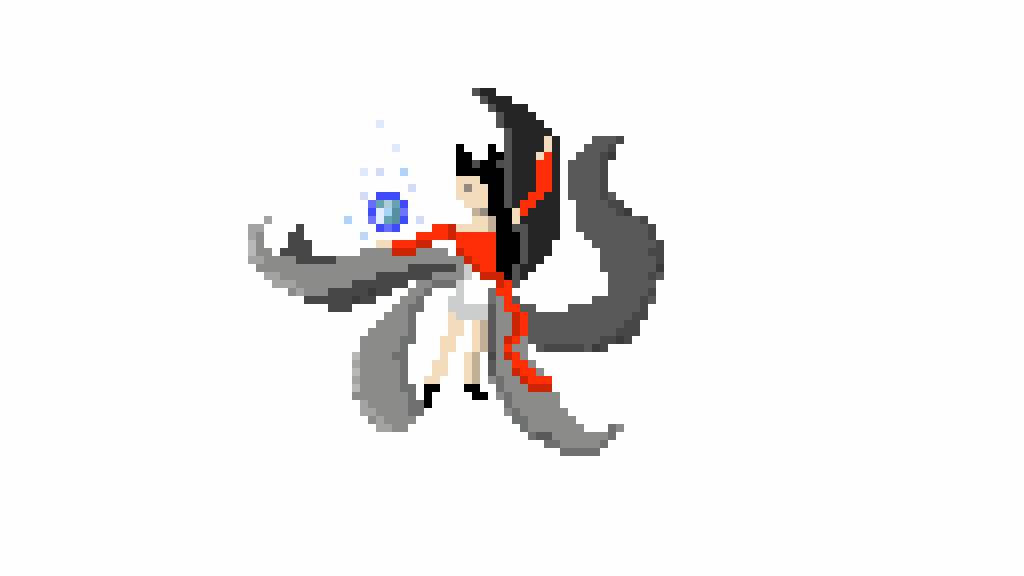 Pixilart Ahri Gif by orkiorki