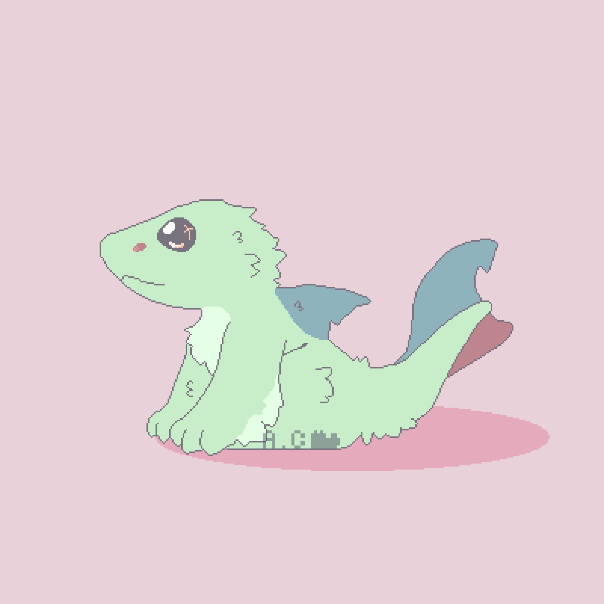 Pixilart haha landshark by Lemoncet