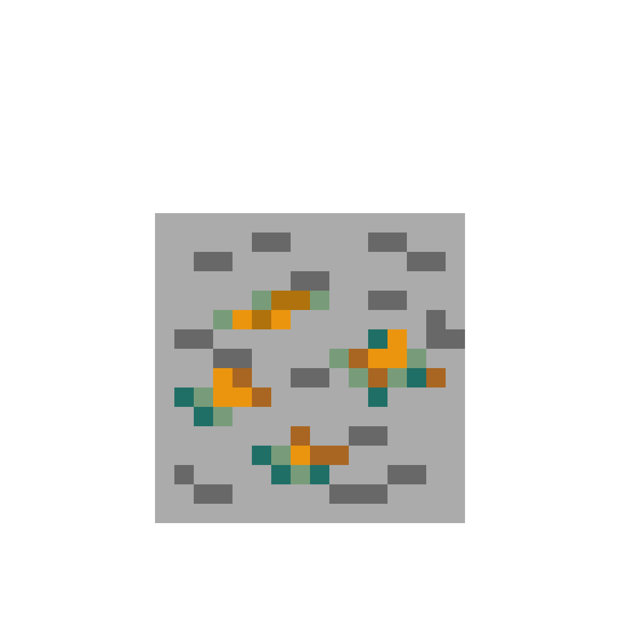 Pixilart MC copper ore block by SteveCraft