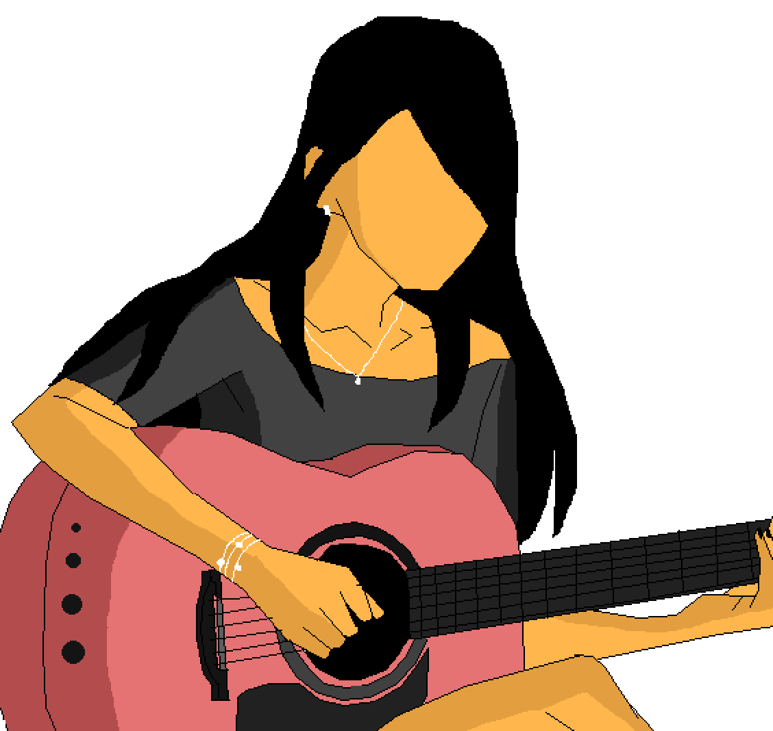 my guitar and I by StormiHeart