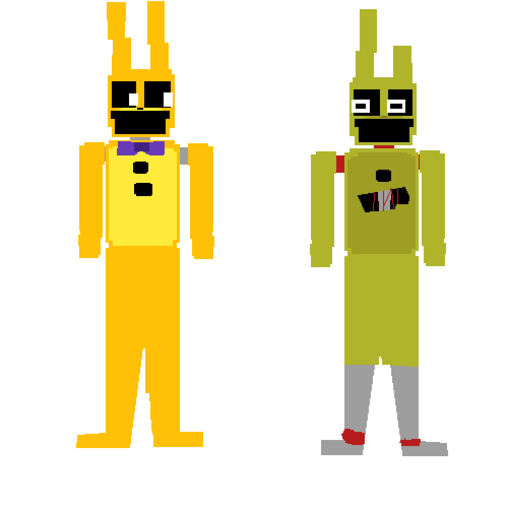 Фнаф спрайты для рисуем мультфильмы 2 спрингбонни