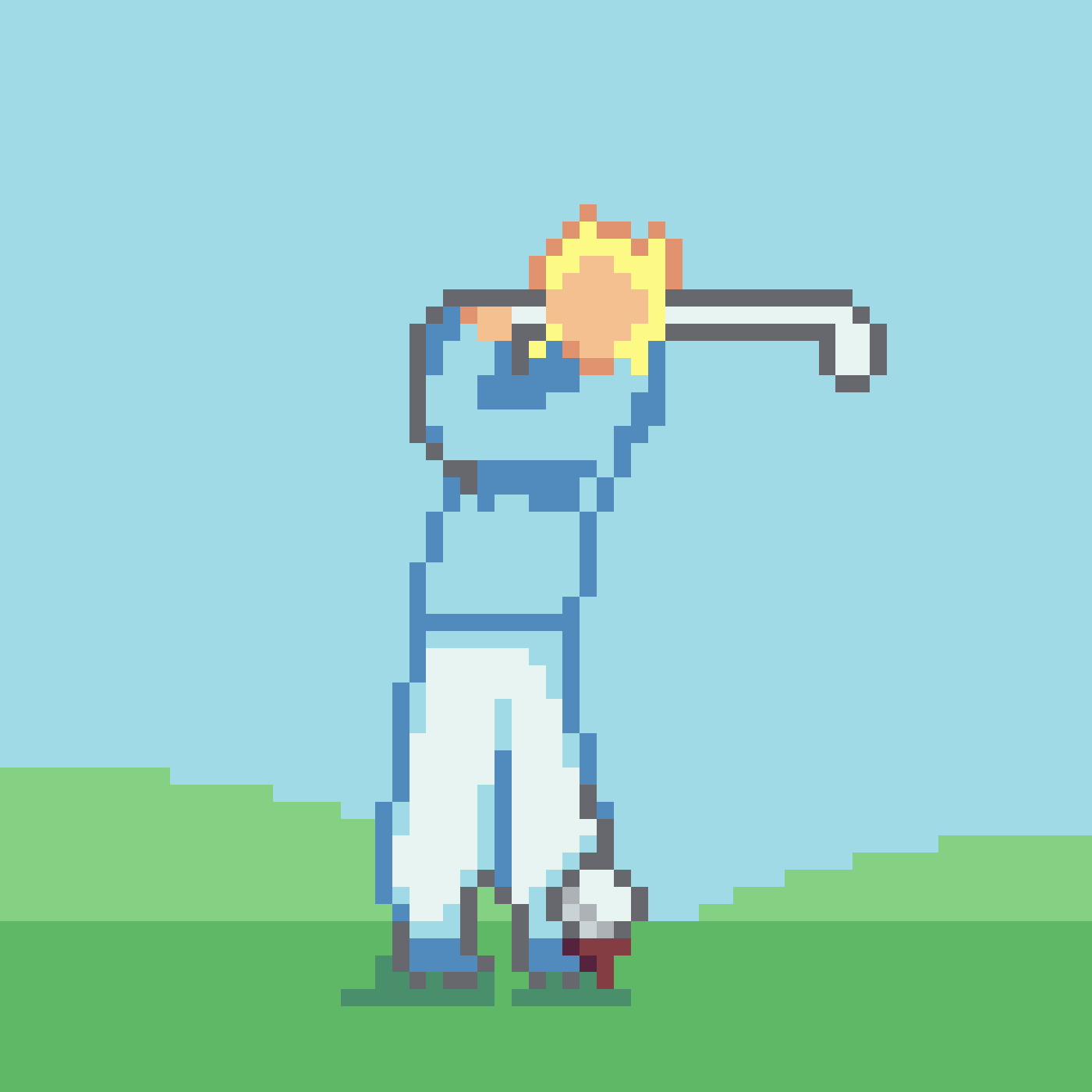 Golfing Daily Art Challenge Pixilart