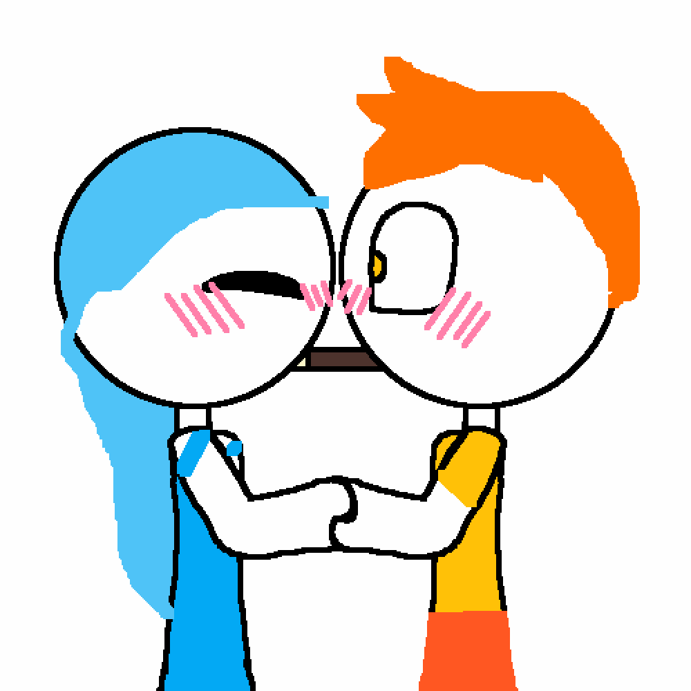 Pixilart orange guy is a new oc by MeggyEggy