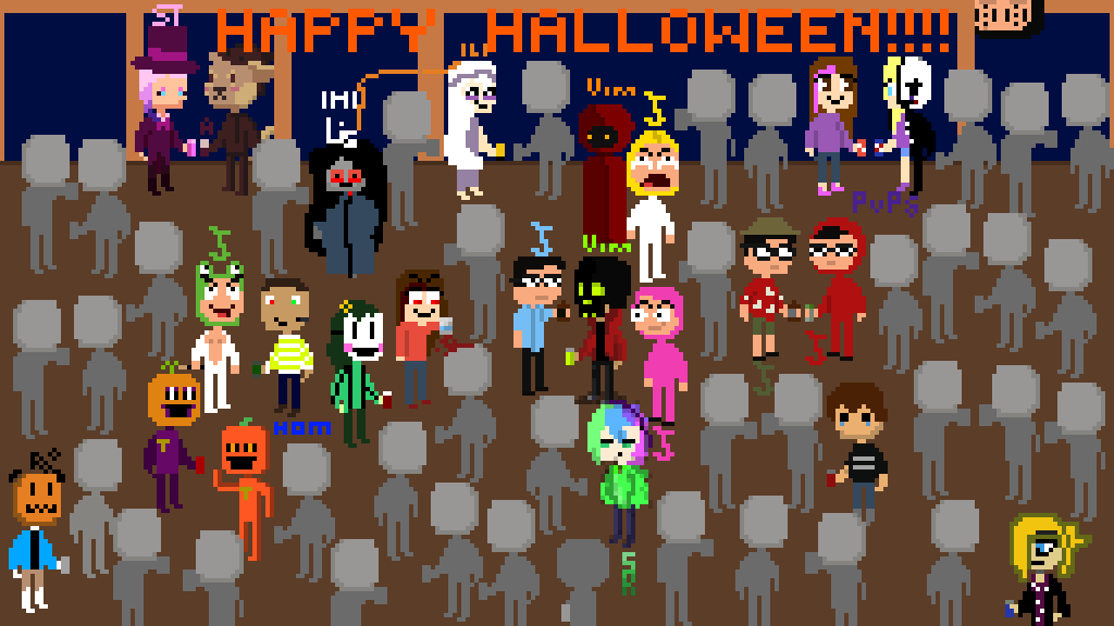 Halloween party by WitheredFoxy