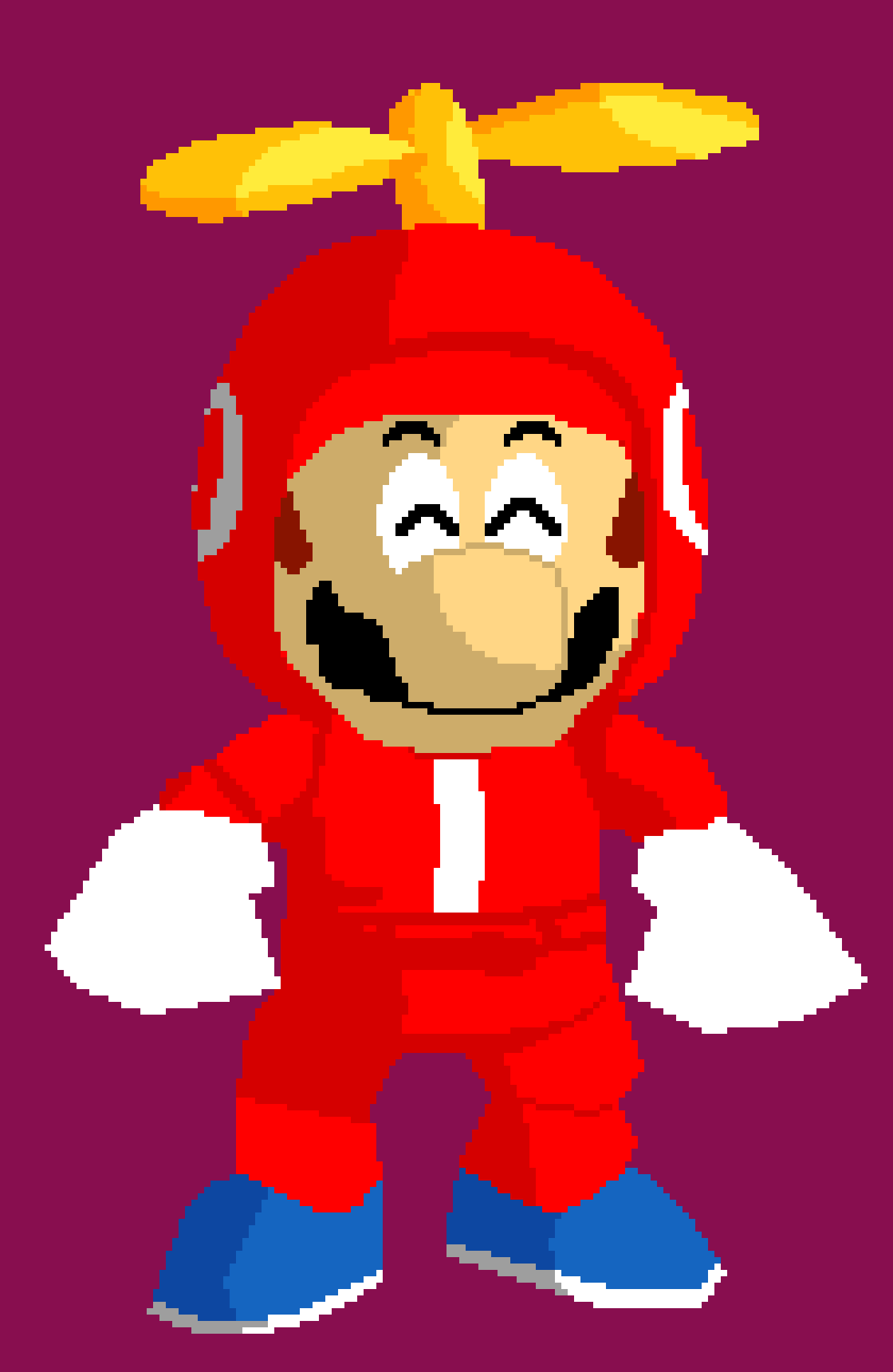Pixilart SM64 Propeller Mario by Pr0pY05h164