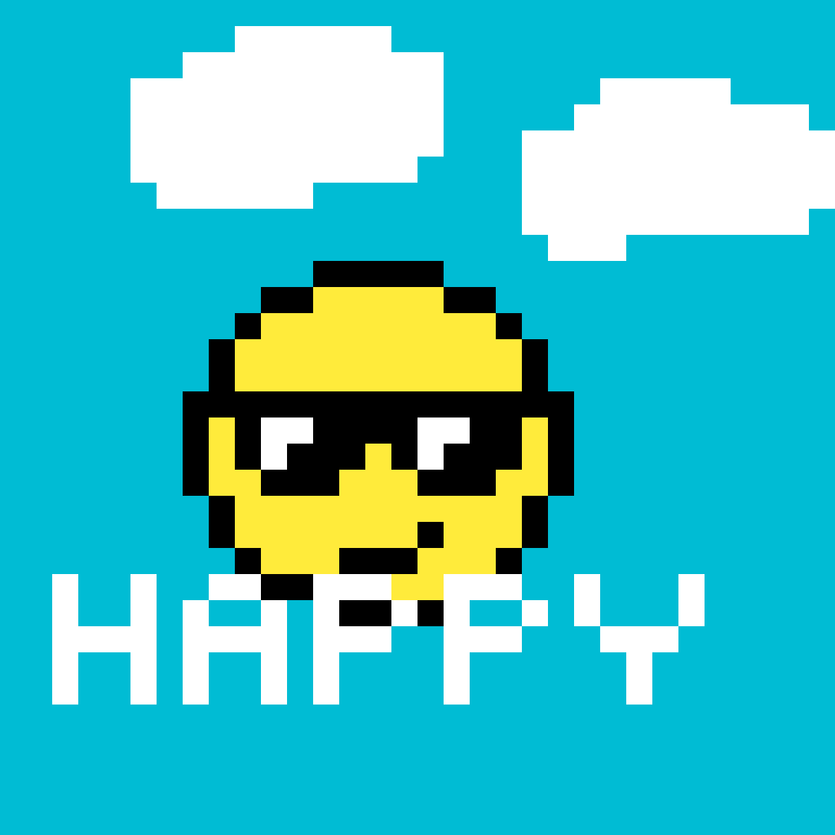 pixilart beacause im happy by chickennugget