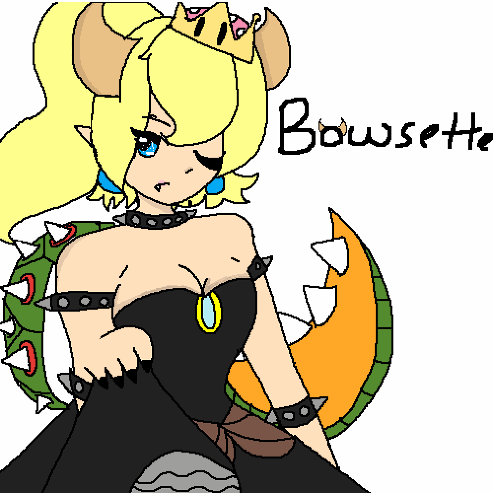 Pixilart - Bowsette by ShesQuiteAGal