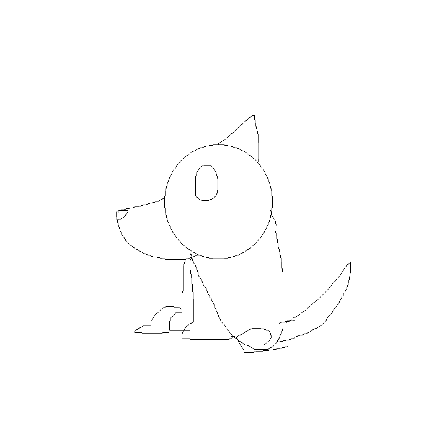 Pixilart Dog jumps to screen by