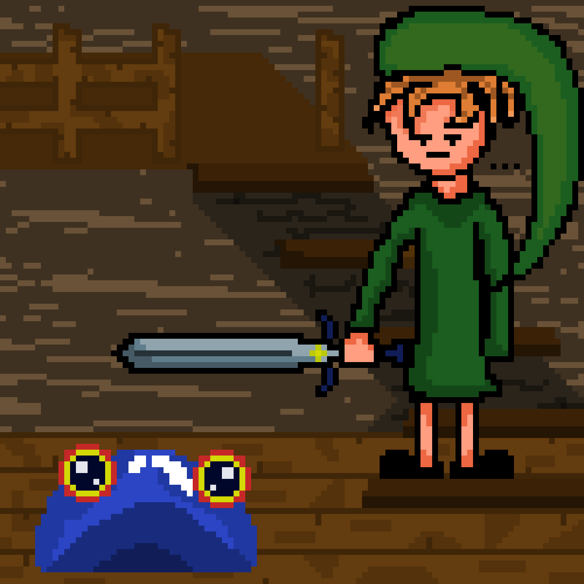 Someone woke up Link by Fade-F8D